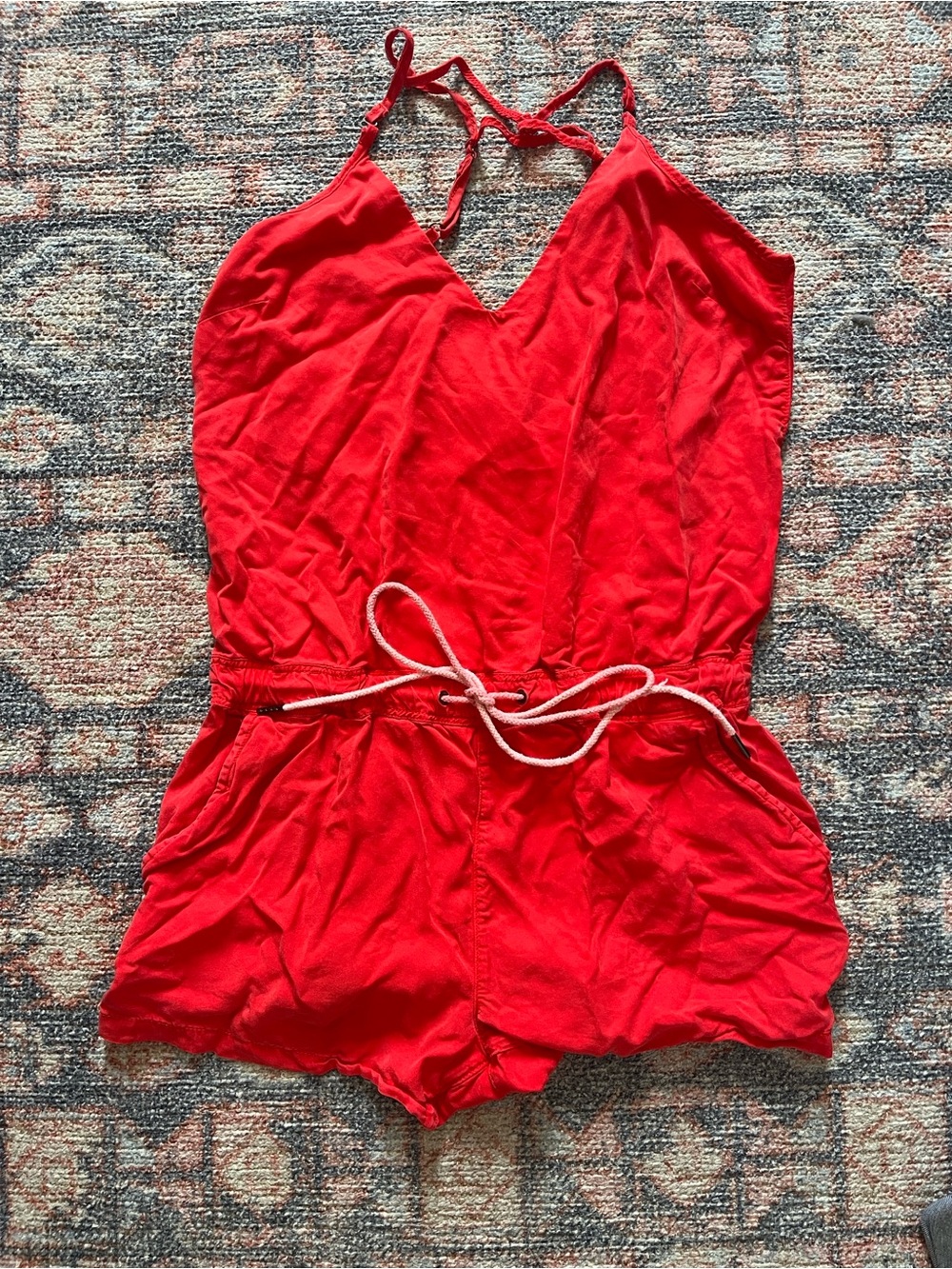 Blank NYC Adorable Red One-Piece Romper